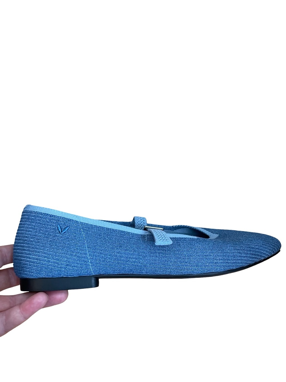 VIVAIA Square-Toe Margot Mary Jane Denim Blue - Picture 5 of 14
